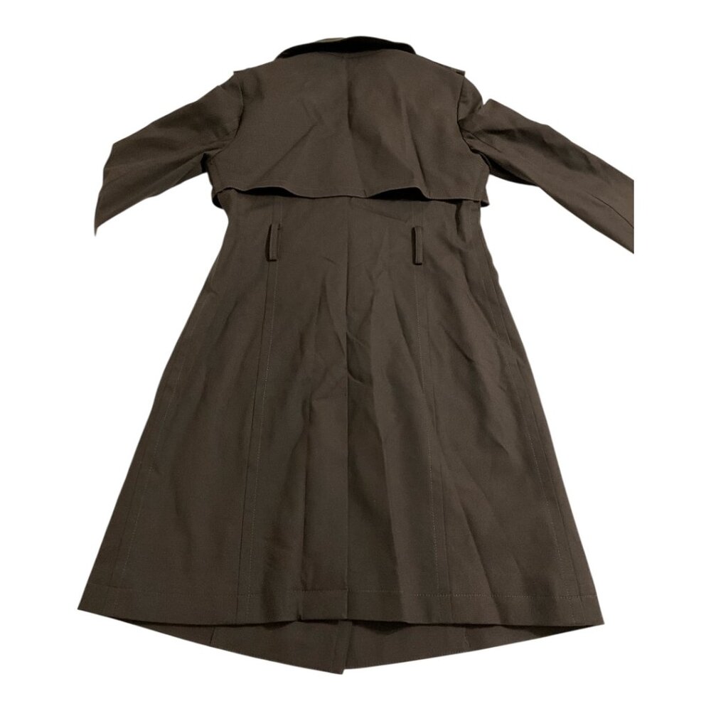 Club Monaco Matie Trench Coat Espresso Brown Womens Size S NWT $329 MSRP - Picture 5 of 7